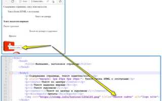 Как вставить img в html
