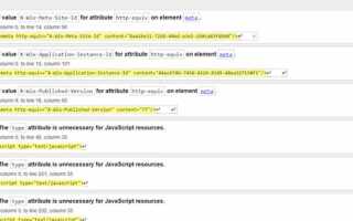 Как проверить на валидность код html и css