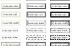Как сделать рамки для таблицы html