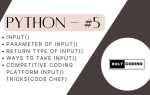 Как в python прервать input