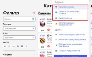 Как выбрать тематику канала в telegram