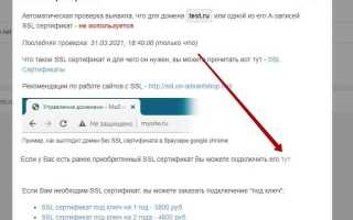 Как подключить ssl сертификат к сайту tilda