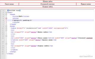 Как зафиксировать шапку css