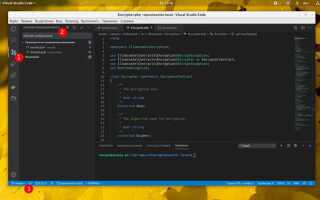 Как раскомментировать строки в visual studio code