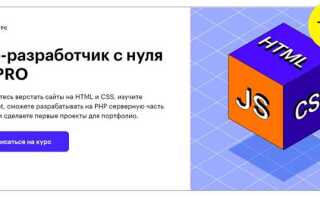 Как выучить html css