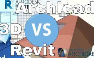 Чем revit лучше archicad
