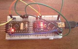 Как прошить arduino pro mini через arduino uno
