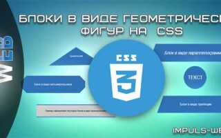 Как создать прямоугольник в css