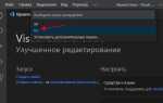 Как подключить русский язык в c visual studio