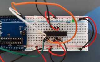 Как прошить atmega328p через arduino uno