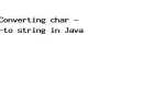 Как ввести char в java
