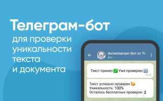 Как проверить бота в telegram