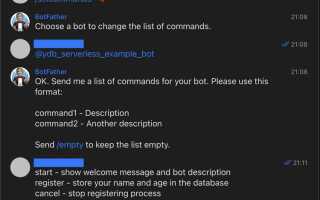 Как обработать сообщение telegram bot c