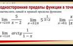 Как вычислить предел функции в точке mathcad