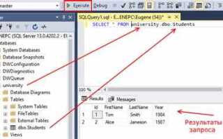 Как включить логирование всех sql запросов mssql