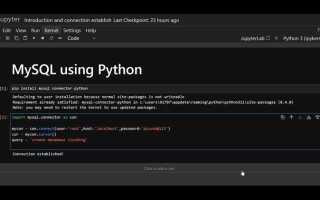 Как работать с mysql в python