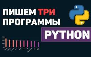 Что можно написать на python