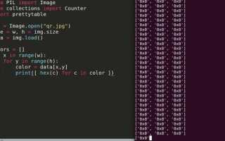 Как вывести таблицу в python