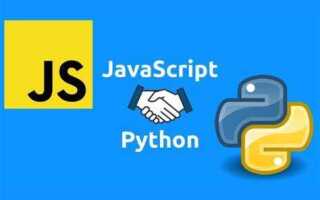 Чем отличается javascript от python