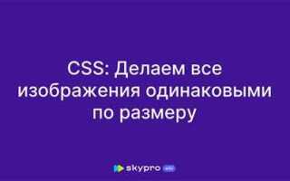 Как задать размер в css