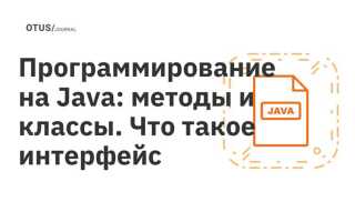 Что такое интерфейс в java