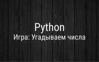 Как написать игру на python