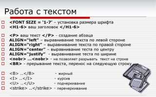 Как сделать стиль текста в html