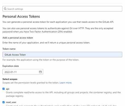Настройка учетной записи GitLab в Visual Studio