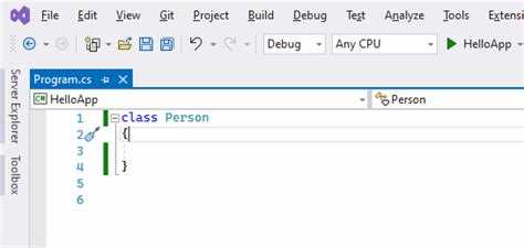 Как создать класс в c visual studio
