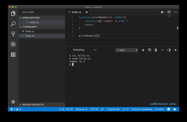 Настройка конфигурации TypeScript в проекте