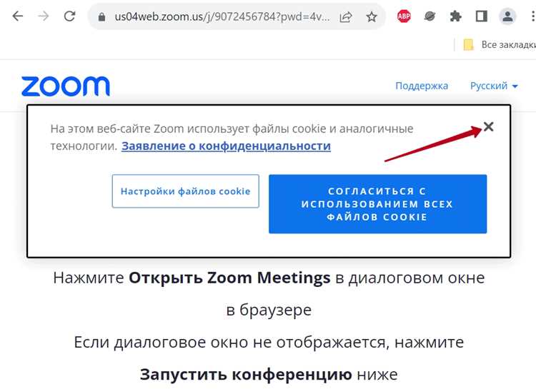 Тестирование звука и видео внутри Zoom