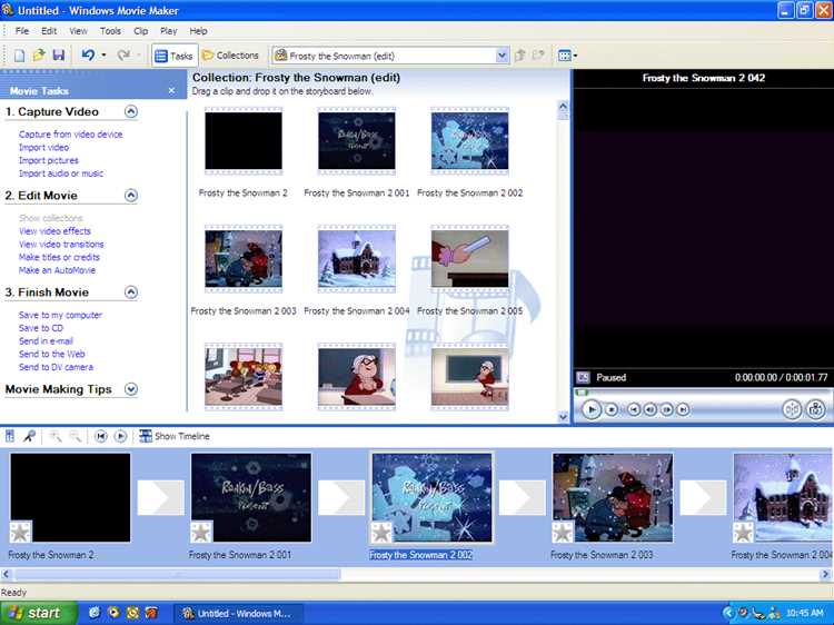 Шаги для поиска Windows Movie Maker через меню