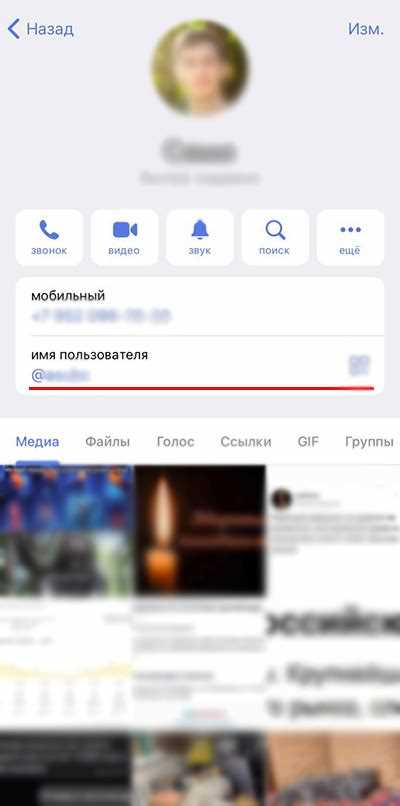 Выбор формата ссылки: username или t.me