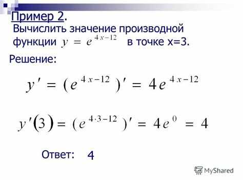 Производные сложных функций через цепное правило