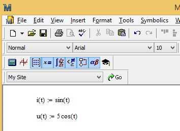 Как построить график в mathcad x y
