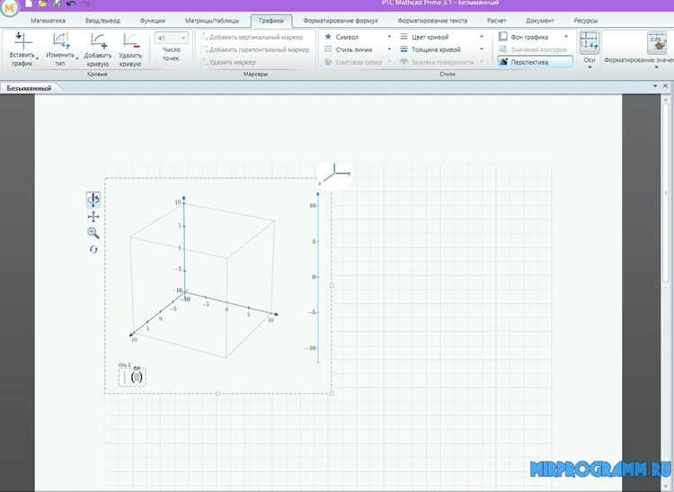 Как построить полярный график в mathcad