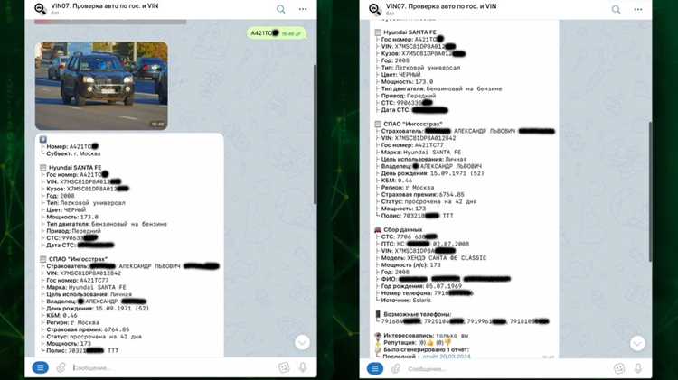 Сравнение предложений по страховке и ОСАГО через Telegram