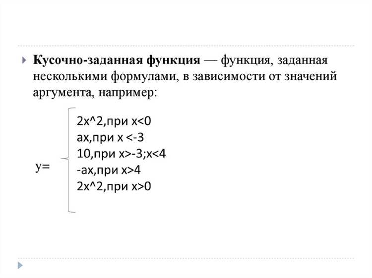Использование функции `piecewise` для символических вычислений