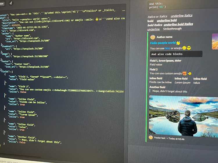 Как сделать embed сообщение в discord python Как сделать embed сообщение в discord python