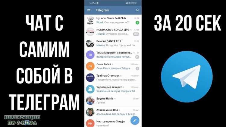 Создание нового чата: группового или канала
