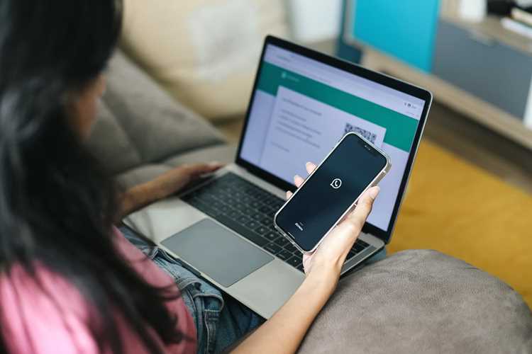 Выход через мобильное приложение WhatsApp