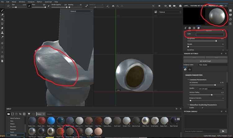 Настройка проекта в Substance Painter для Blender