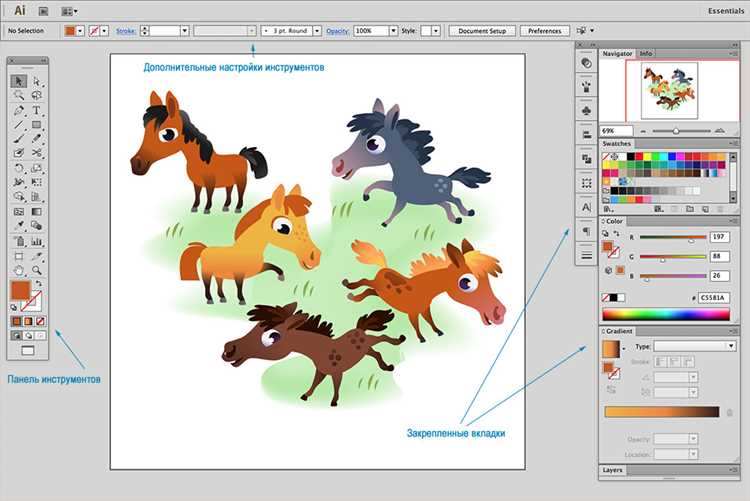 Объединение слоев в Illustrator: Пошаговое руководство