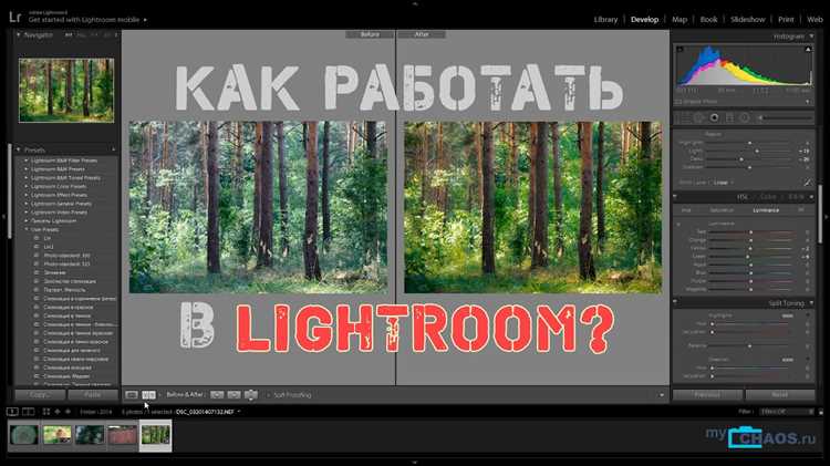 Как обработать несколько фото в lightroom