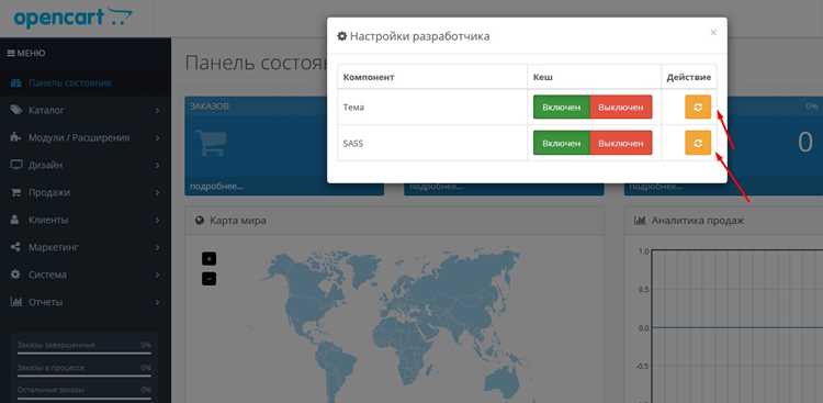 Как очистить кэш opencart 3 Как очистить кэш opencart 3