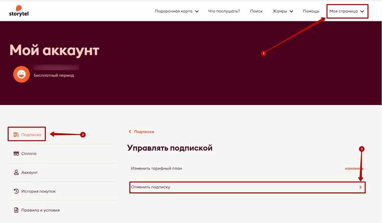 Выбор расширения для управления подписками