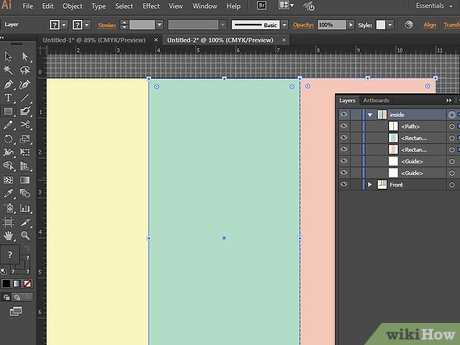Как сделать буклет в adobe illustrator