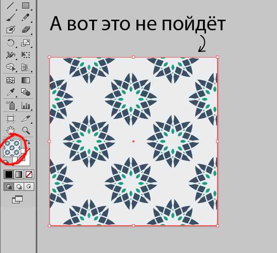 Настройка повторения паттерна через панель Pattern Options