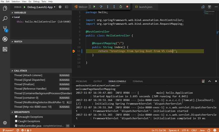 Создание первого проекта Java в Visual Studio