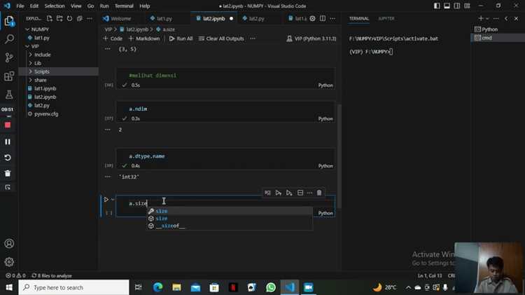 Типы проектов Python в Visual Studio